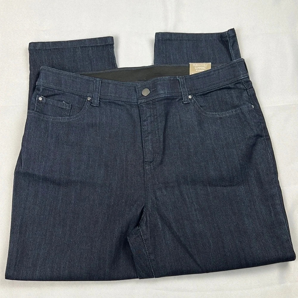NEW Fabulously‎ Slimming By Chico’s Jemma Crop Jean